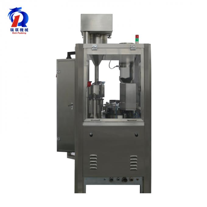 All Size Pill Capsule Filling Machine With 48000 Capsules / H High Efficiency 0