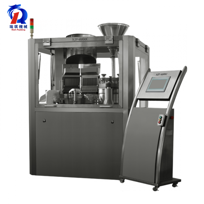 380V 50Hz Automatic Capsule Filling Machine 1500×1250×2200mm Overall Size 0