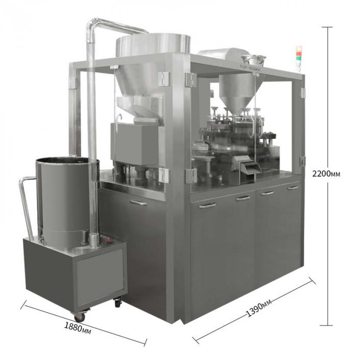 Pharmaceutical Small Capsule Filling Machine , Electric Pill Capsule Filler 0