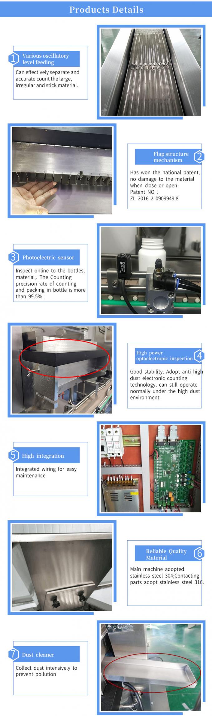RQ-DSL-8 Auto Pharma Effervescent Tablet Counting Machine 2