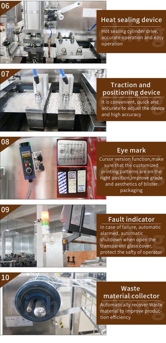 DPP160L Automatic Liquid Filling And Sealing Blister Pack Machine Blistering Machine 2
