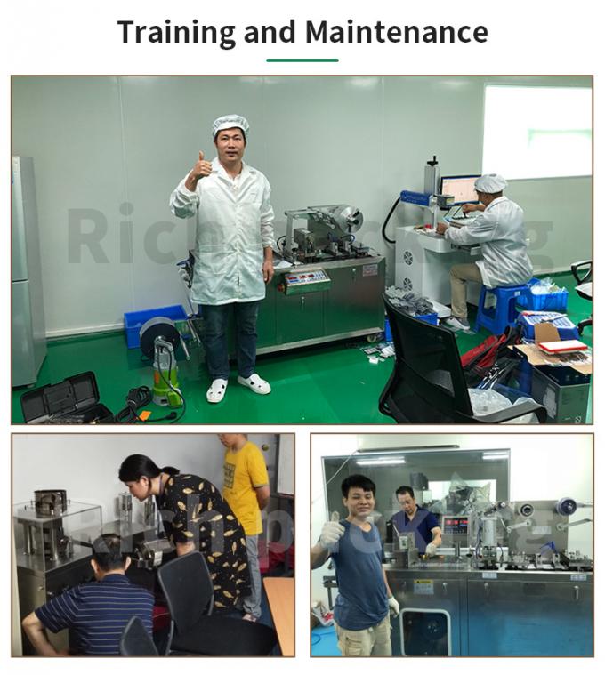 260S Full Servo Motor Disposable Syringe Needle Blister Packaging Machine With Chiller 5
