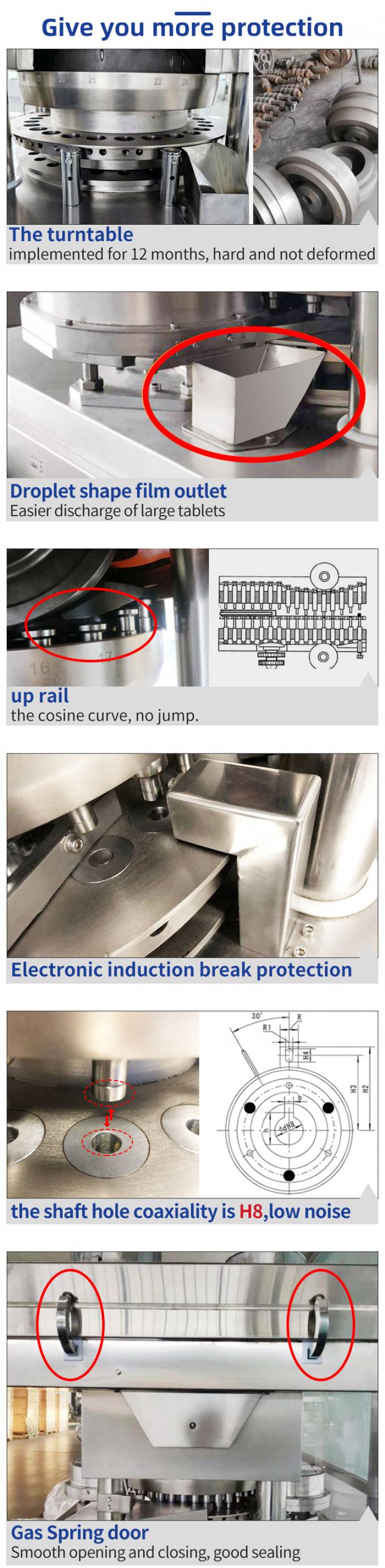 ZP-27D Tablet Making Machine Automatic For 25mm Milk Tablets 1