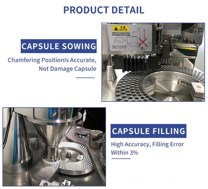 Capsule Making Filling Machine Semi Automatic For Hard Shell Capsule 3