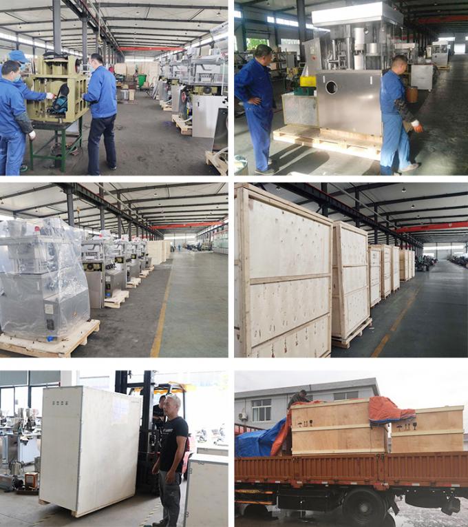 Automatic Pill Tablet Powder Press Machine Pharmaceutical ZP 20 2