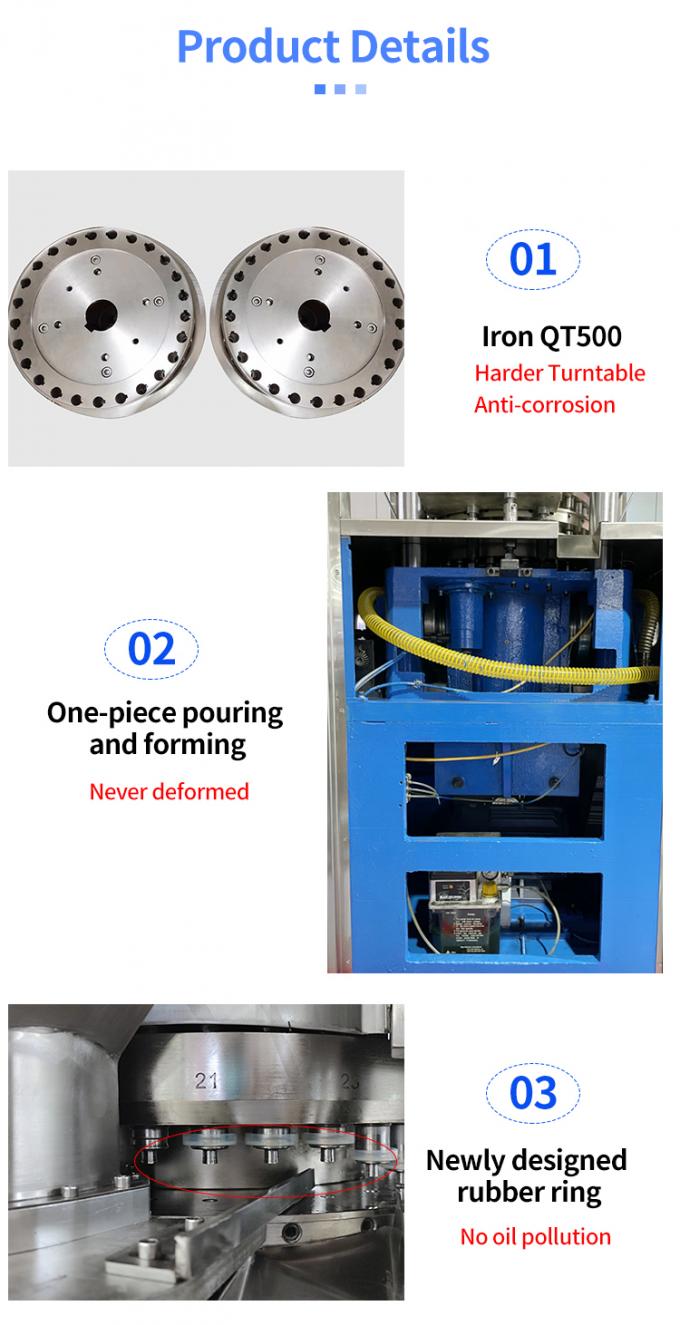 Rotary Tablet Press Machine Two Layers Dishwashing Dishwasher Effervescent 1