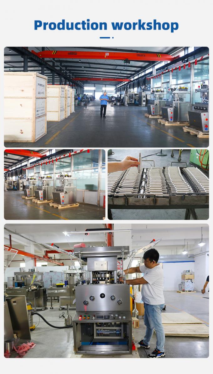 Tablet Press Machine Rotary Automatic Tablet Pill Compression For Powder 2