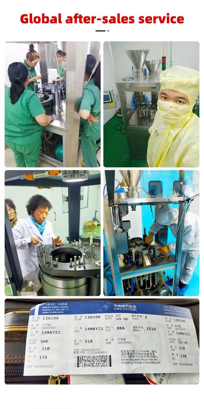 Automatic NJP-1500D Capsule Filling Machine For Powder Pellet 6