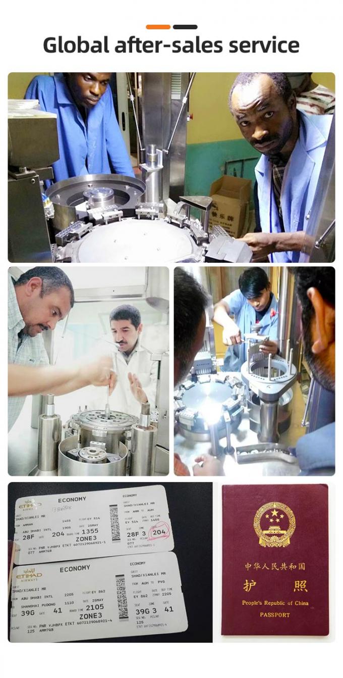 Automatic Powder Pill Gel Capsule Filling Machine , Medicine Capsule Making Machine 3