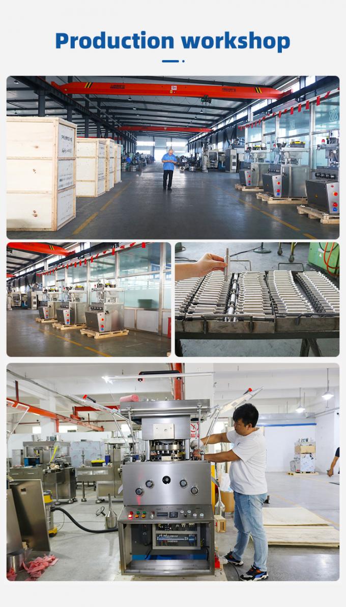 Powder Pill Tablet Press Machine Laboratory Rotary Pharmaceutical 2