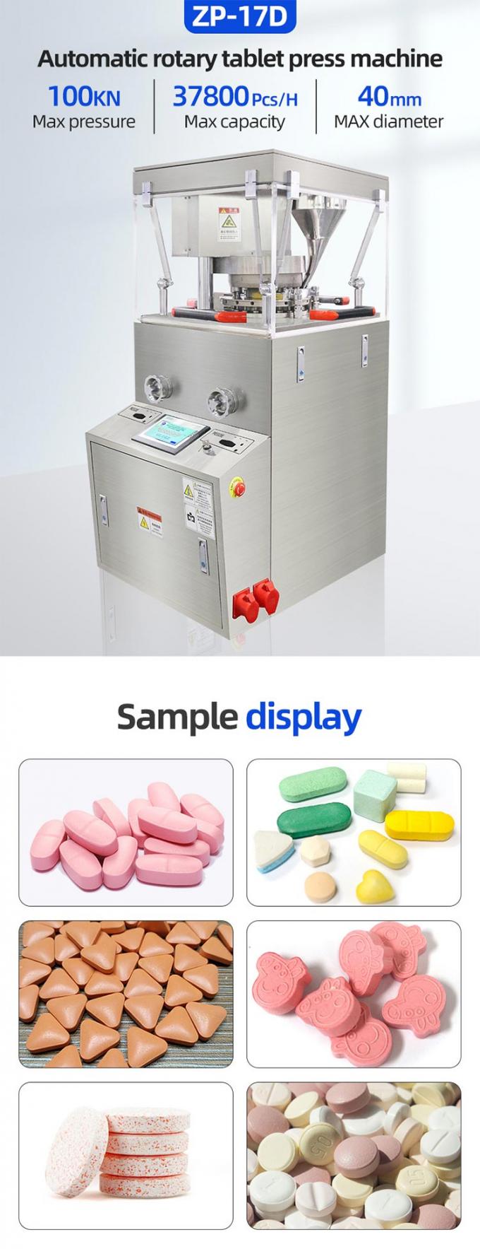 Powder Pill Tablet Press Machine Laboratory Rotary Pharmaceutical 0