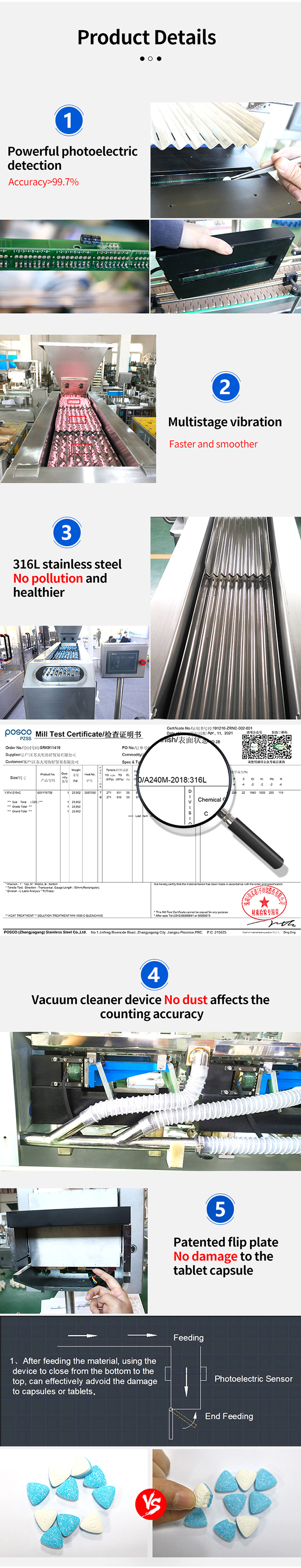 Automatic Electronic Counting  Machine For Pharmaceutical Capsuel Tablet 1