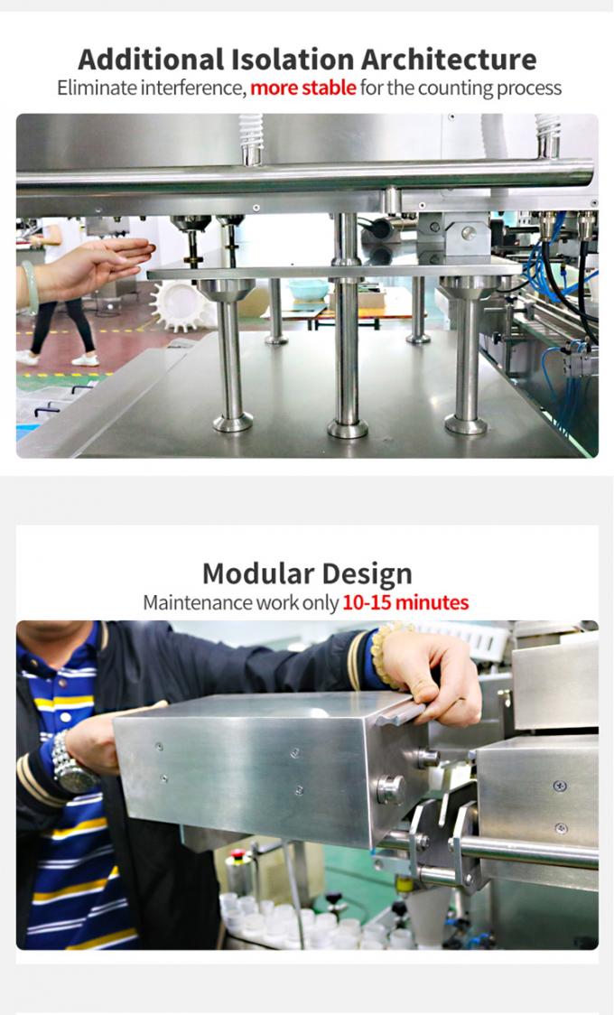 Tablet Counting Machine Automatic Pill Softgel Capsule Bottling Counter 2