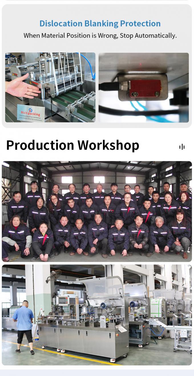DPP Automatic Blister Packing Machine Forming Packaging Tablet Capsule Pill 3