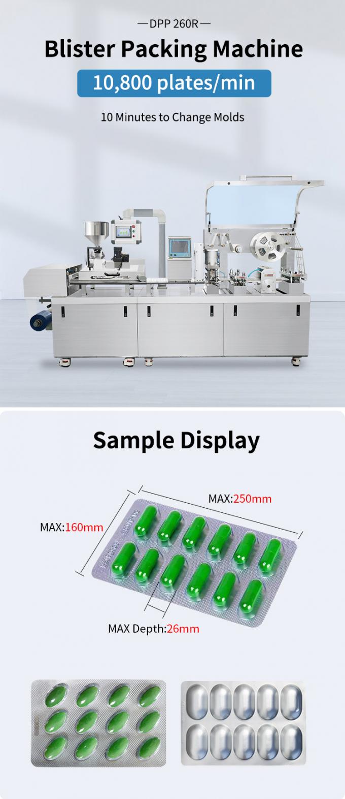 Blister Packing Machine Alu PVC Automatic Sealing Packaging Tablet Capsule 0
