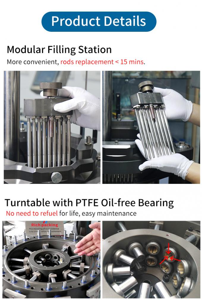 NJP 1500D Capsule Filling Machine For Automatic Fill Size 000 00 0 1 2 3 4 5 1