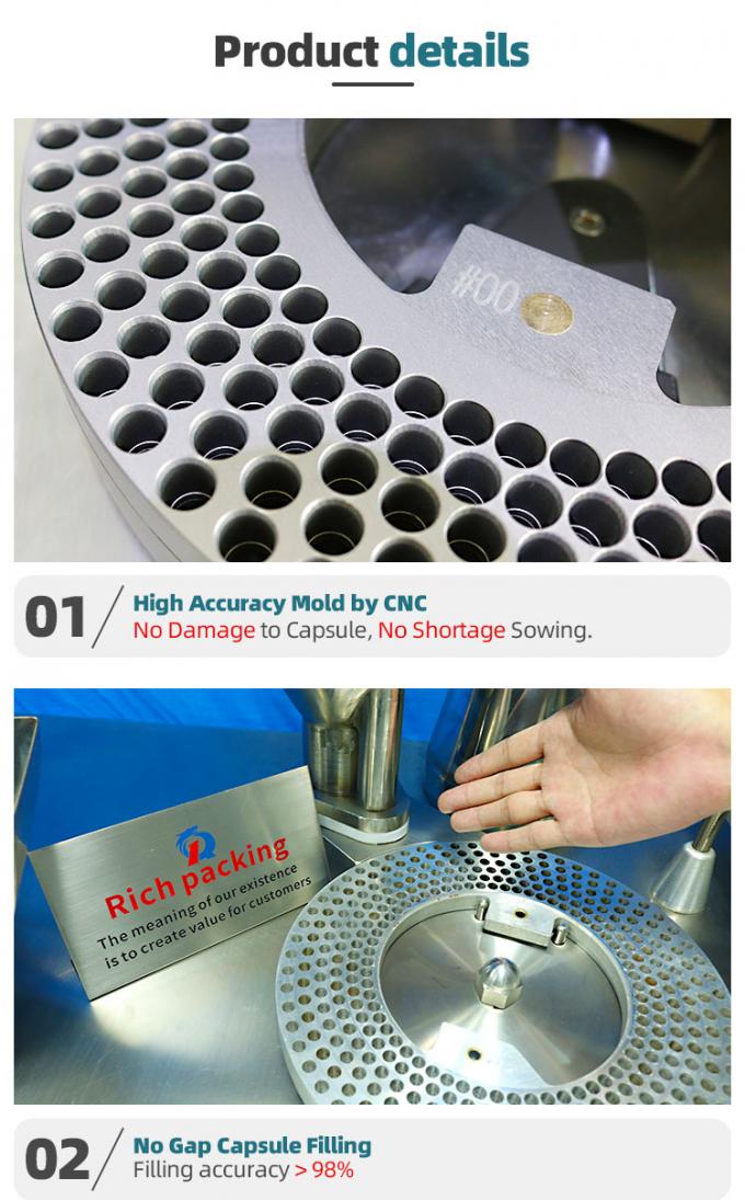 Semi Automatic Capsule Filling Machine Pharmaceutical Hard Gelatin Capsule 000 1