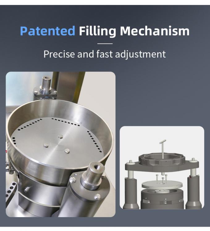 NJP Capsule Filling Machine Full Automatic For Powder Pellet Pharmaceutical 4