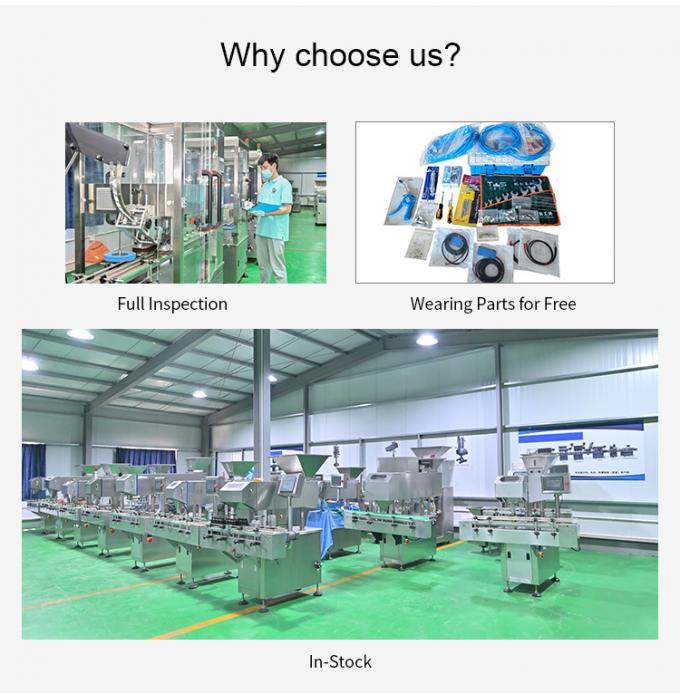 Automatic Tablet Counting Machine Capsule Filling Bottling Counter With Modular 0