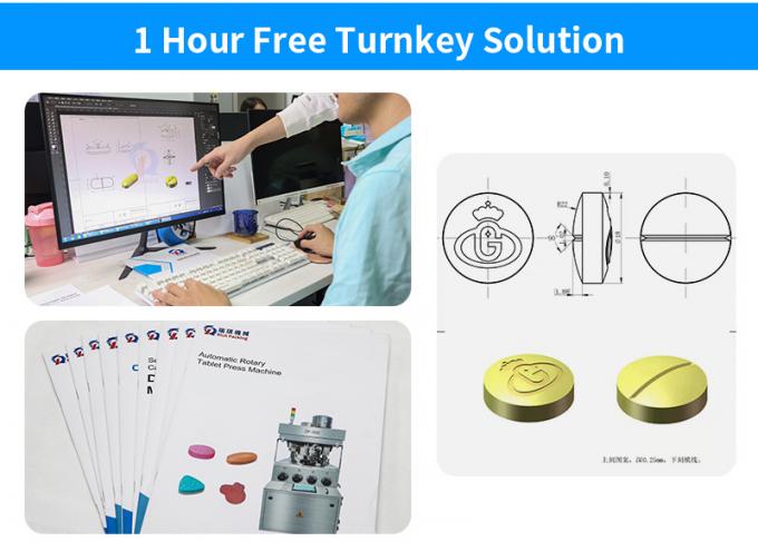 7.5kw High Speed Tablet Press Machine For Big Scale Production 6