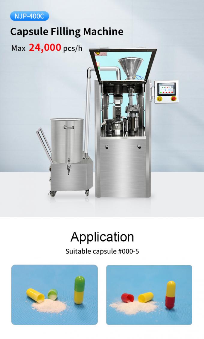NJP-400C Light Weight Small Scale Full Automatic Capsule Filling Machine For Lab 1