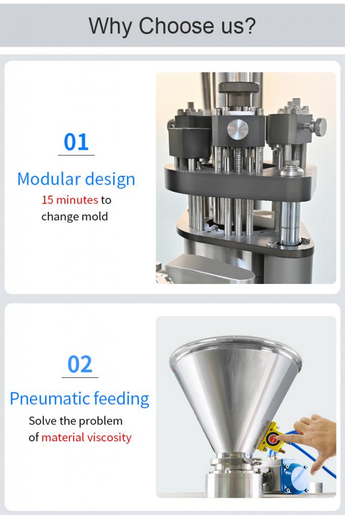 NJP 400 Capsule Filling Machine Automatic Pharmaceutical For Powder 2