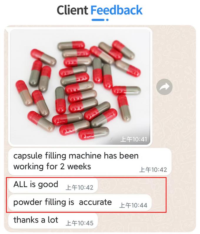 High Speed Automatic PLC Capsule Filler Machine With OEM ODM Service 6