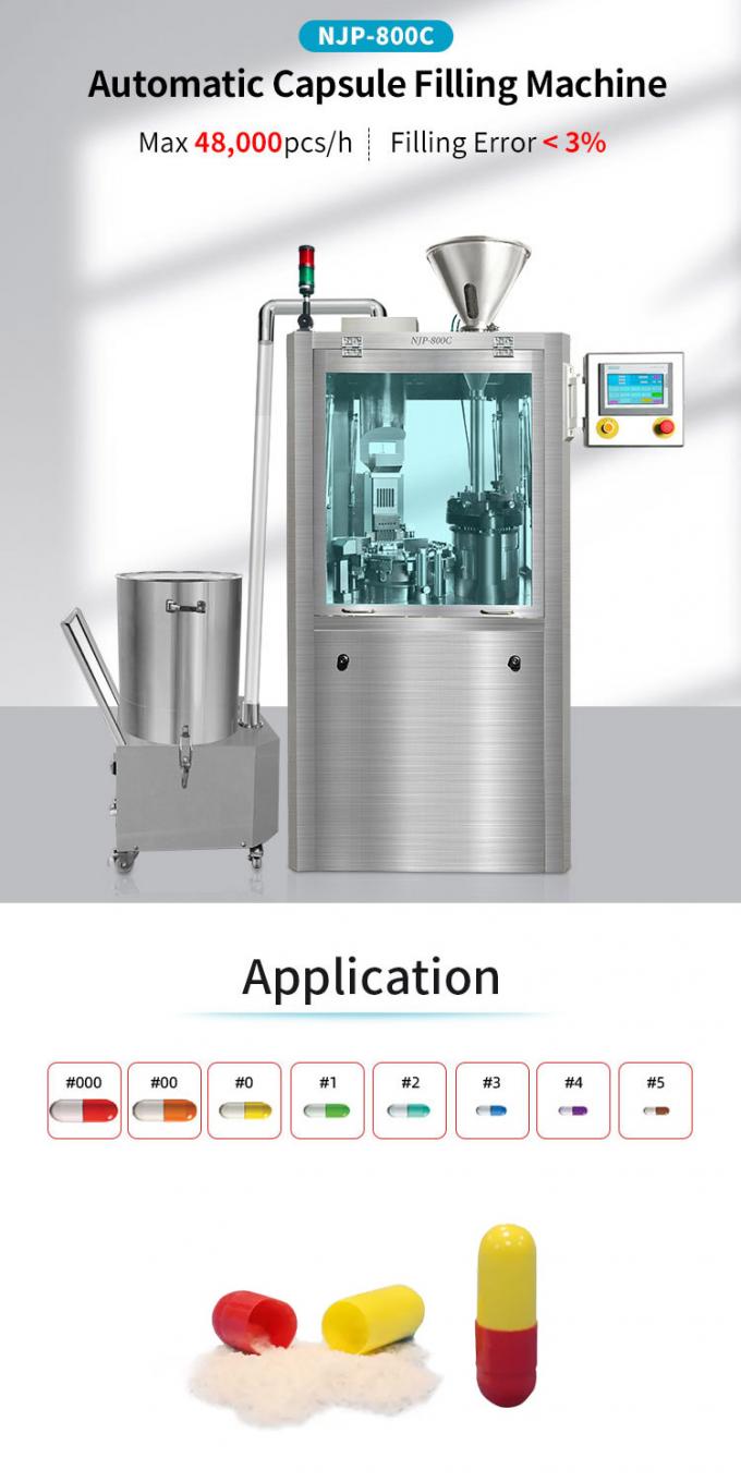 High Speed Automatic Capsule Filling Machine For Pharmaceutical Industry 2