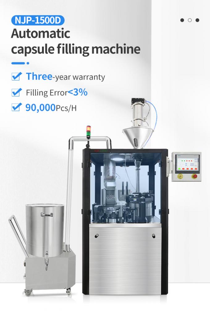 CE Certified Capsule Filling Machine For Pharmaceutical Nutraceutical And Vitamin Manufacturing 0