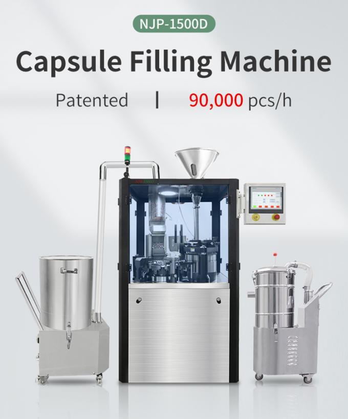 Automatic Pharmaceutical Capsule Filling Machine With 3 Year Warranty 5.5KW Power 0