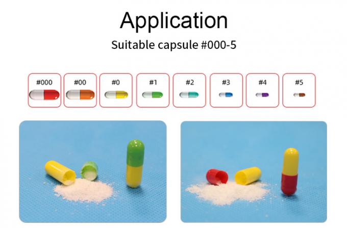 NJP Small Capsule Filling Machine With Wide Range Filling Capsule 000-5 3.0KW 1