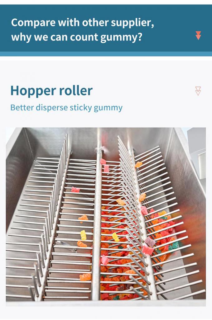 Automatic Counting Machine High Speed Gummy Counting Machine Gummy Filler 3