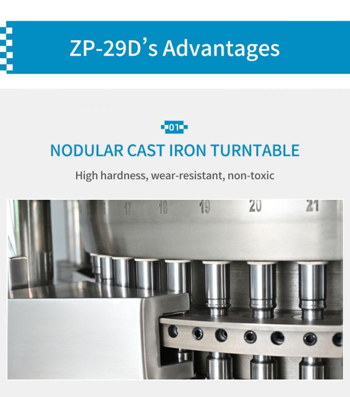 Max Thickness Of Tablet 12mm And 110 Max Production Capacity Tablet Press Machine 4