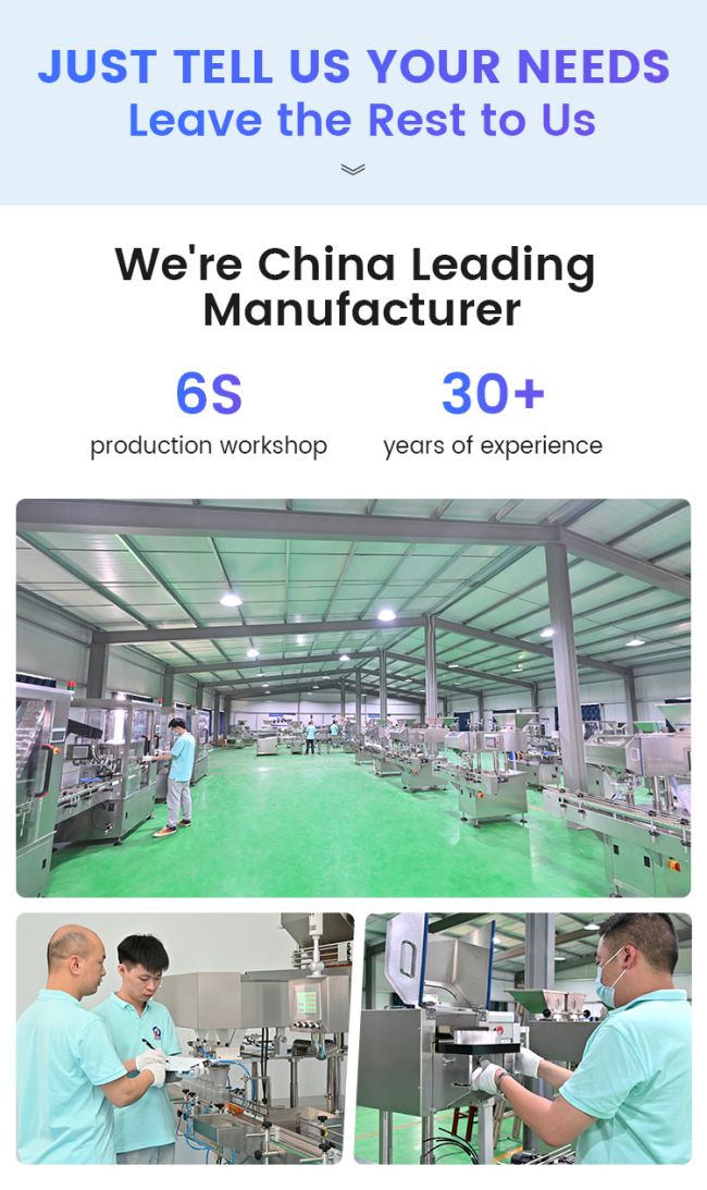 Visual Counting Bottling Machine Stainless Steel Bottle Counter 100% Accuracy 0