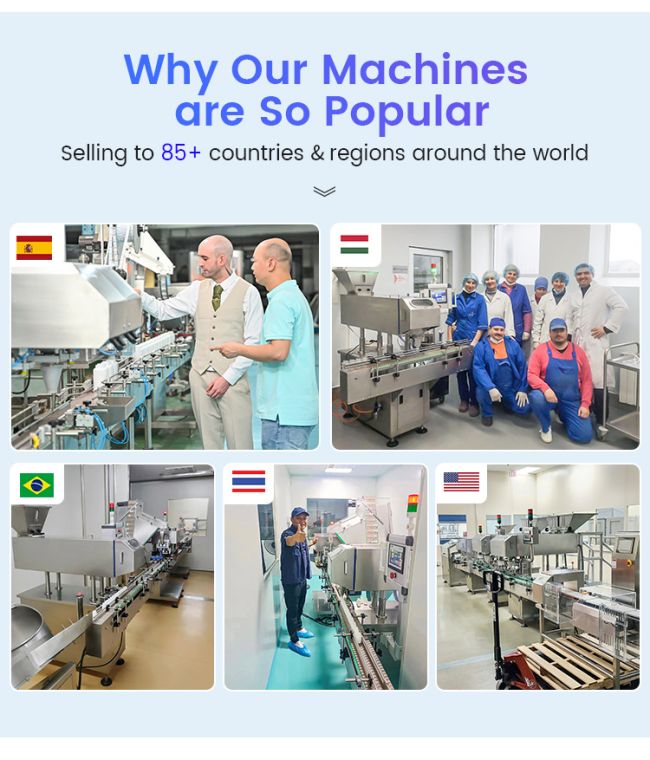 Auto Visual Counting Bottling Machine With 100% Accuracy Stainless Steel PLC Control 8
