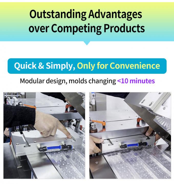 High Capacity Blister Packing Machine 11200 Plates/h for Tablet Capsule Pill Packaging 3