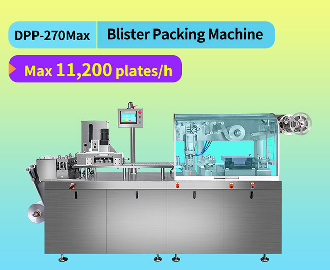 High Capacity Blister Packing Machine 11200 Plates/h for Tablet Capsule Pill Packaging 1