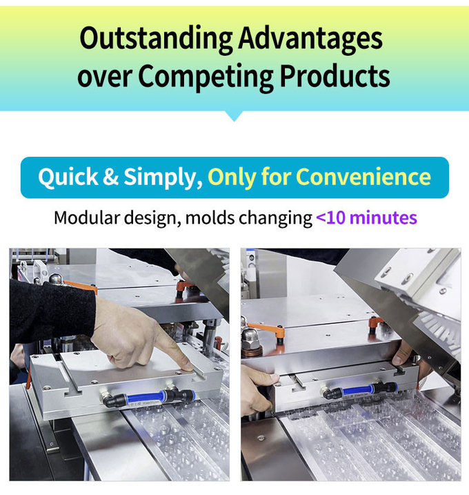 PVC Blister Packing Machine High Speed Forming for Tablet Capsule with Servo Motor 3