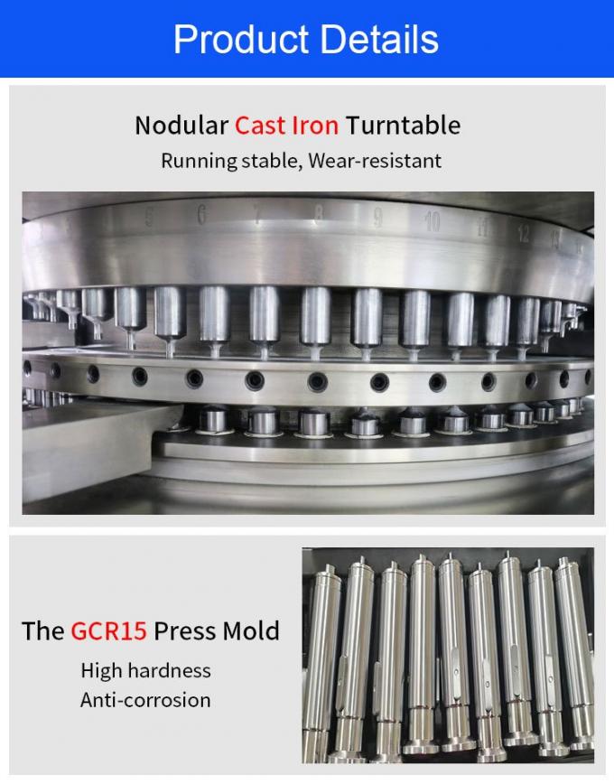 Nodular Cast Iron Turntable Running stable, Wear-resistant