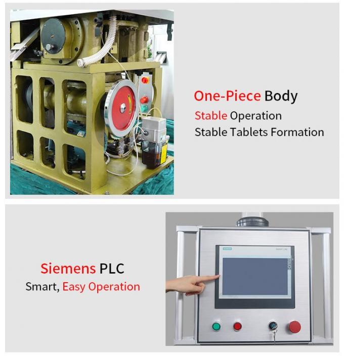 One-Piece Body Stable Operation Stable Tablets Formation