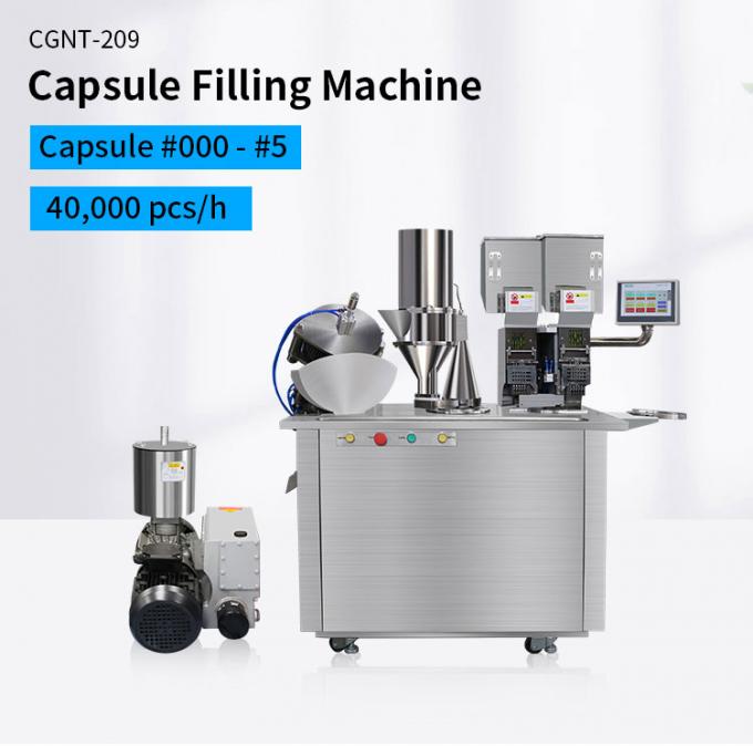 Semi Automatic Capsule Filler Machine 40000 Capsules Per Hour 0