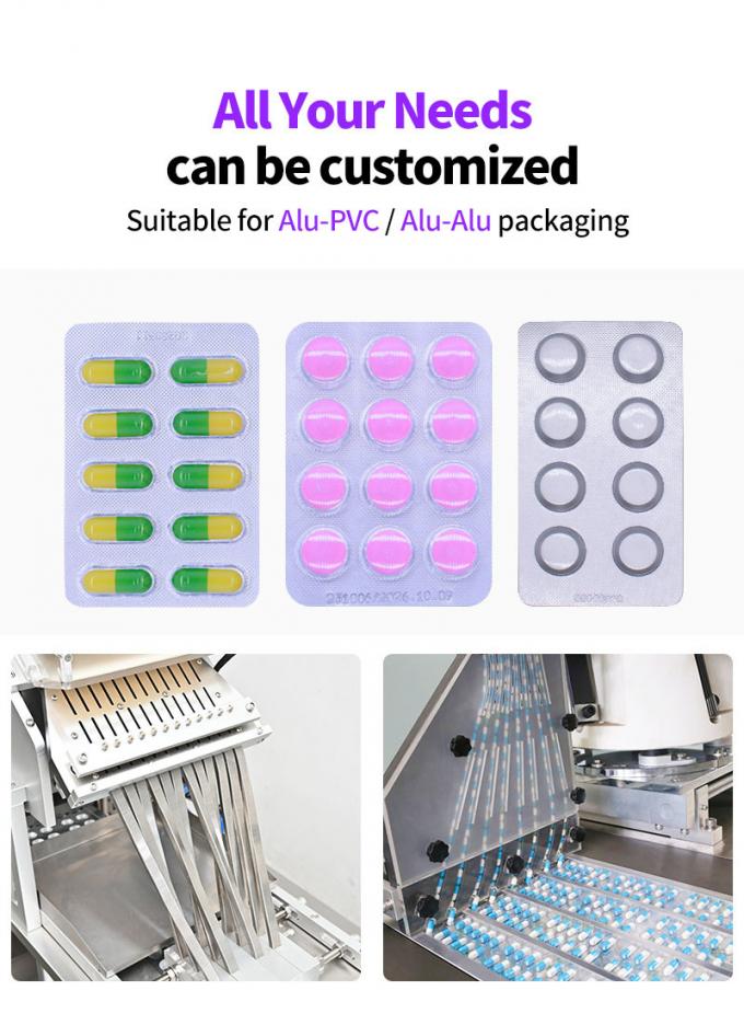 PVC Blister Packing Machine High Speed Forming for Tablet Capsule with Servo Motor 2