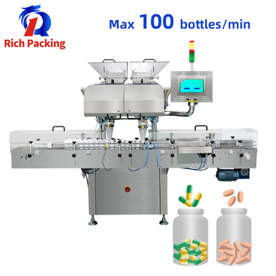 Contador automático de embotellado de cápsulas de gelatina blanda de píldoras de la máquina de conteo de tabletas