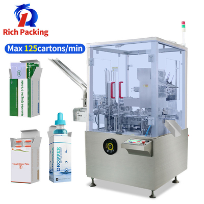 Automatic Cartoning Machine Vertical Bottle Tube Box Packing Cartoner