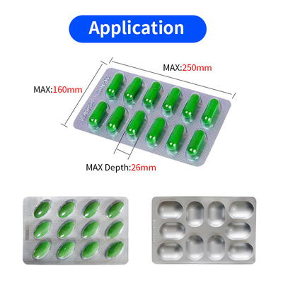 DPP Automatic Blister Packing Machine Forming Packaging Tablet Capsule Pill