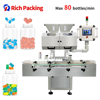 Automatic Counting Machine Tablet Capsule Counter And Filler Line