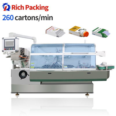 Medical High Speed Cartoning Machine For Blister Plate Sachet Bottle Tube