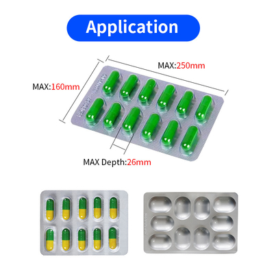 Máy đóng gói vỉ Alu PVC Tablet Capsule Auto Sealing Forming