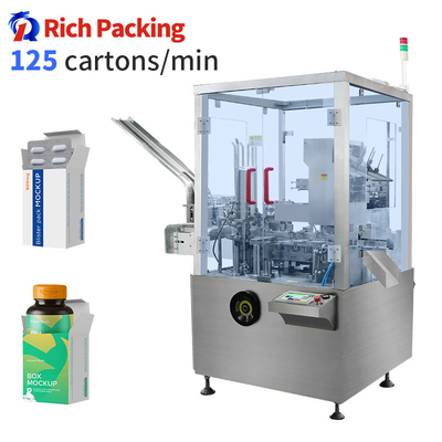 RQ-120L Automatic Tablet Bottle Tube Cartoner Blister Cartoning Box Packing Machine