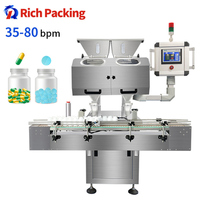 Contador automático de la tableta de la cápsula de la máquina de conteo RQ-16B 80 botellas/minuto